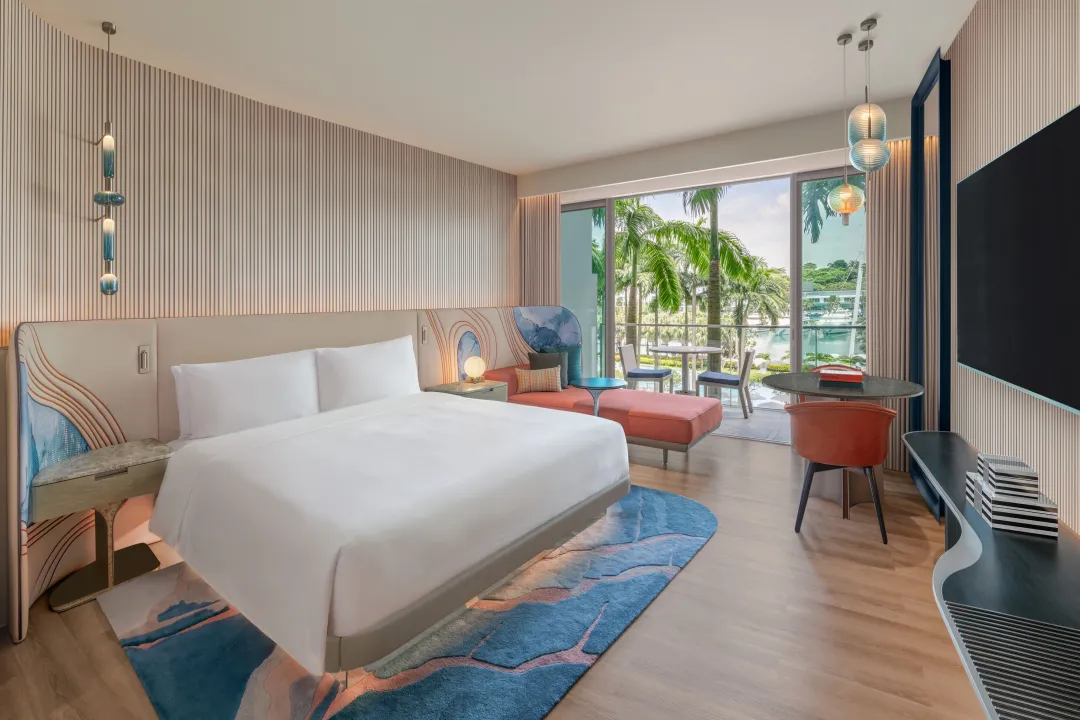 Odysseys Travel - W Singapore Sentosa Cove - Premier Deluxe Room - Bedroom