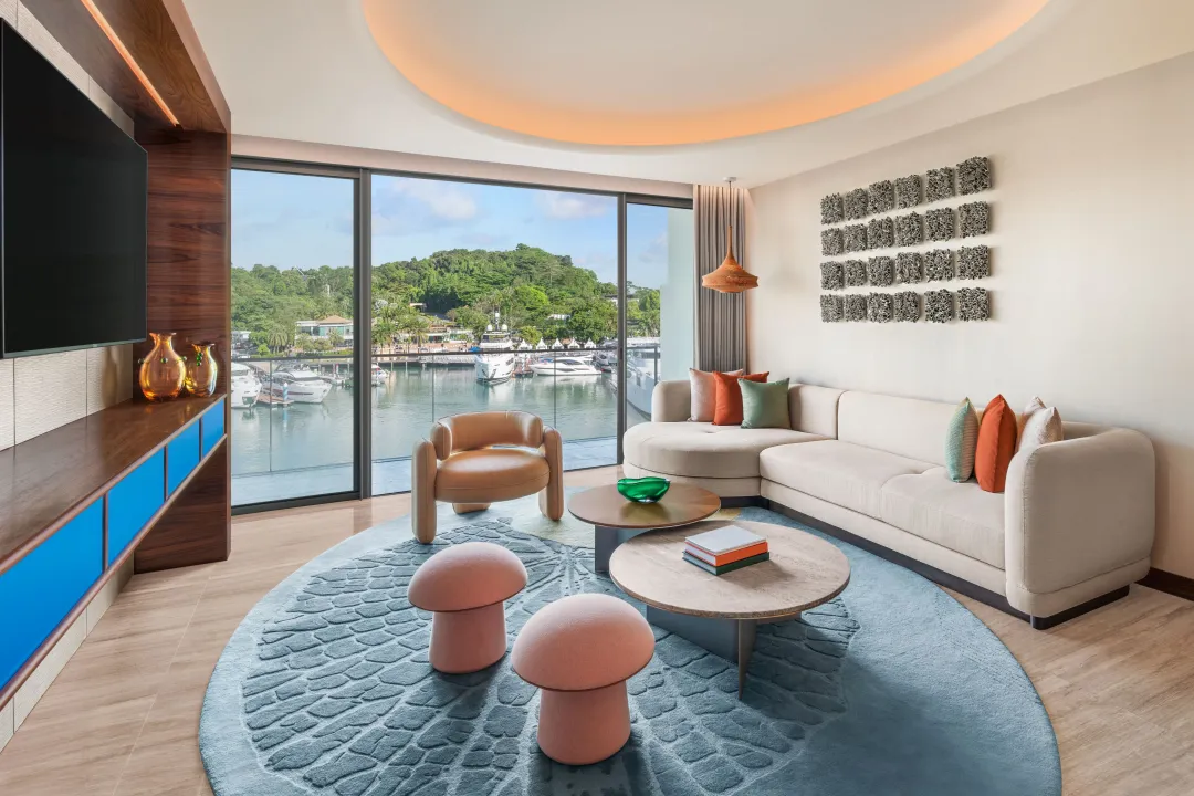 Odysseys Travel - W Singapore Sentosa Cove - W Suite - Living Room