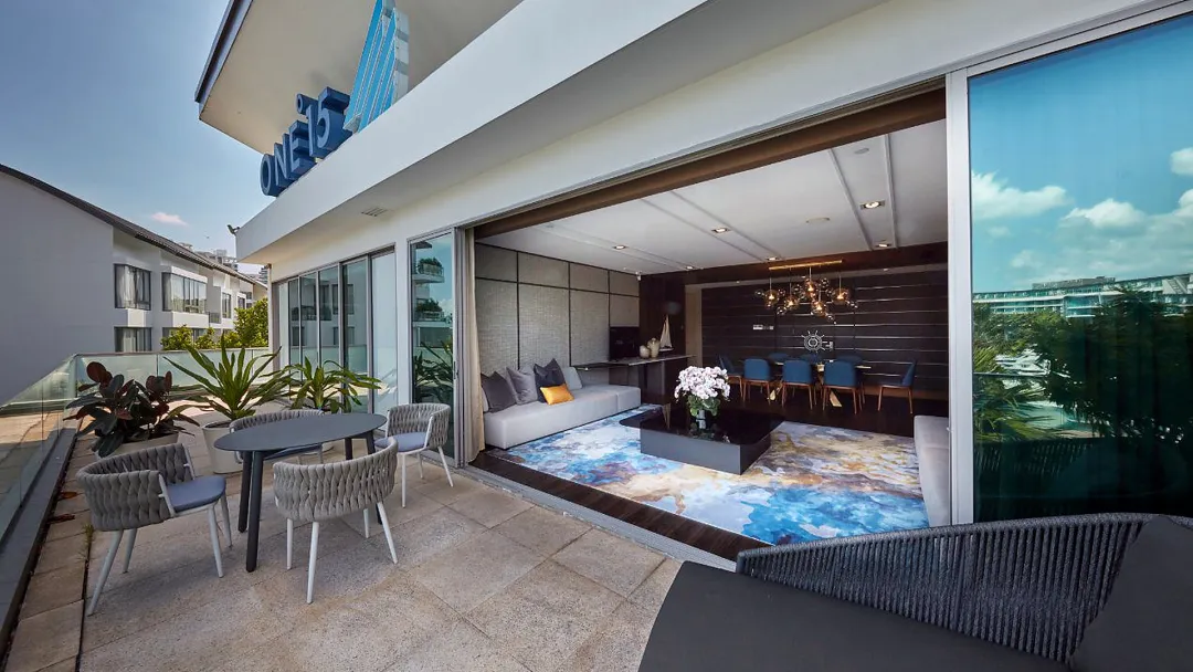 Odysseys Travel - ONE°15 Marina Sentosa Cove - Monte Carlo Suite I - Terrace