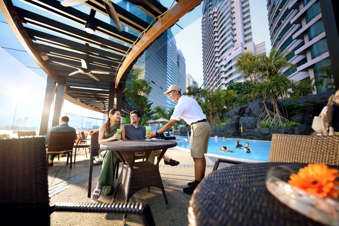 Odysseys Travel - Hilton Kuala Lumpur - Boardwalk Poolside Restaurant - Terrace