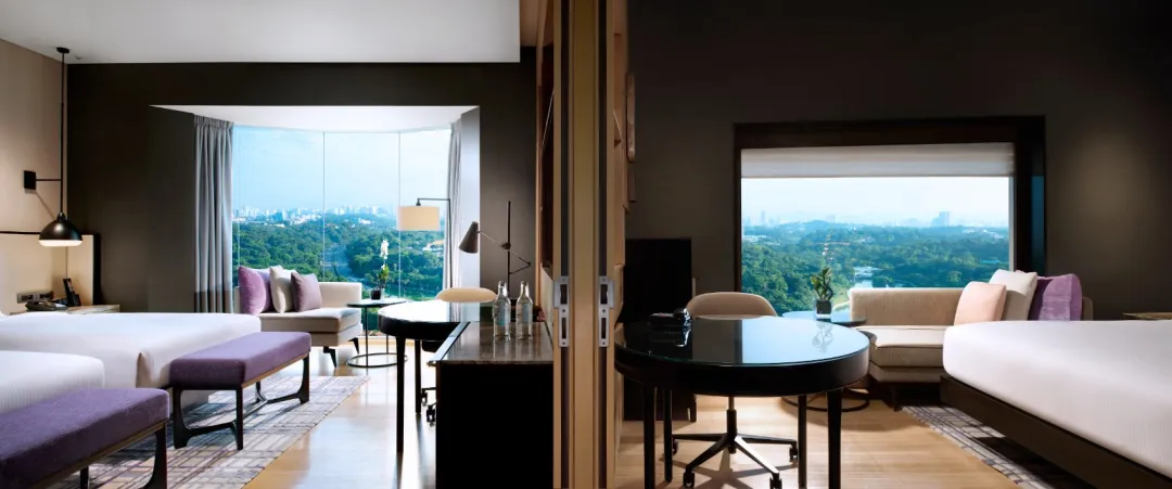 Odysseys Travel - Hilton Kuala Lumpur - Family Deluxe Room - Living Area