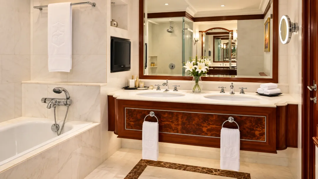 Odysseys Travel - Shangri-La Hotel Kuala Lumpur - Rooms - Premier Family Suite - Bathroom