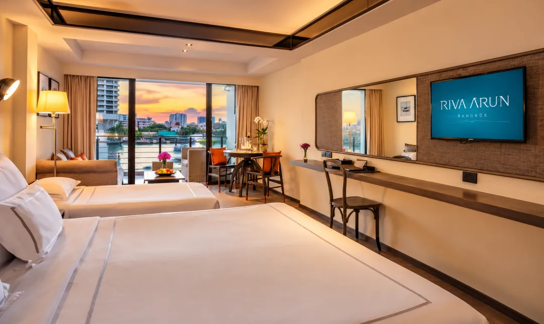 Odysseys Travel - Riva Surya - Premium Riva Room - King Bed & Additional Bed