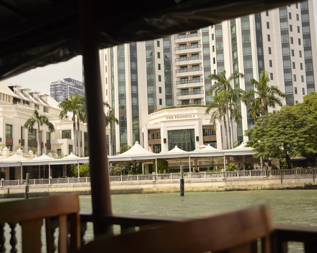 Odysseys Travel - The Peninsula Bangkok - View from the boat