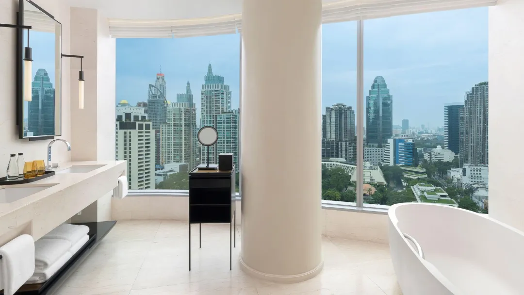 Odysseys Travel - Park Hyatt Bangkok - Deluxe City View Room - Bathroom