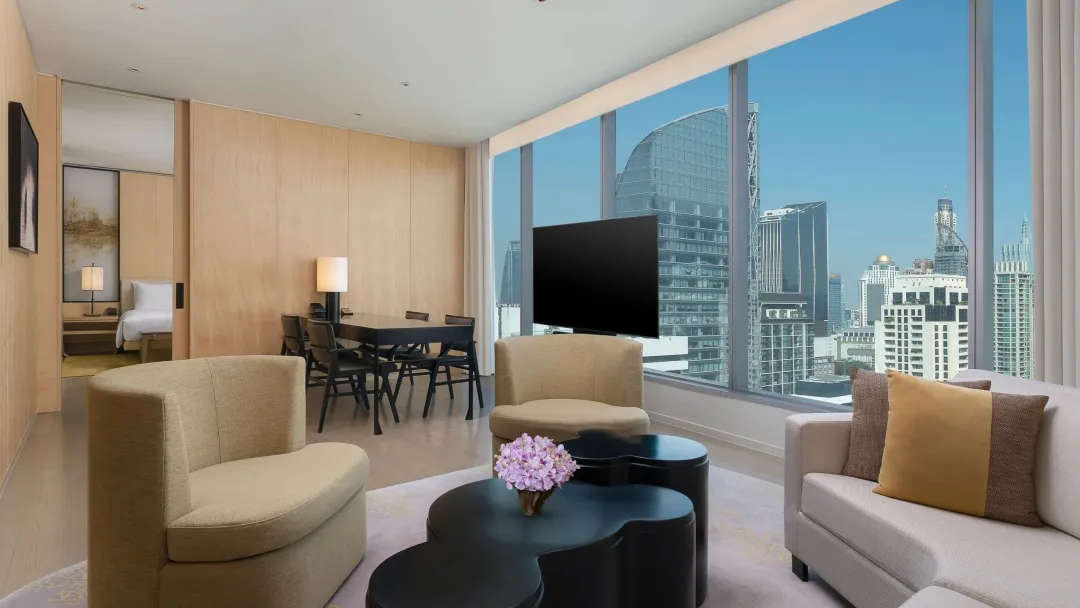 Odysseys Travel - Park Hyatt Bangkok - Park Suite - Living Area