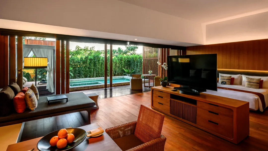 Odysseys Travel - Anantara Chiang Mai Resort - Lanna Pool Suite - Bedroom