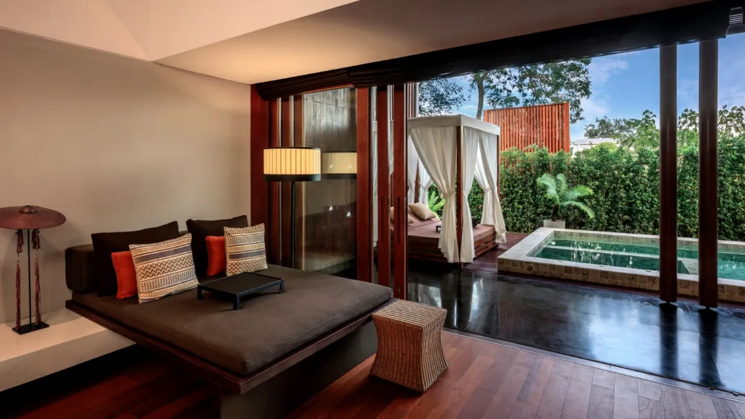 Odysseys Travel - Anantara Chiang Mai Resort - Lanna Pool Suite - Living Area