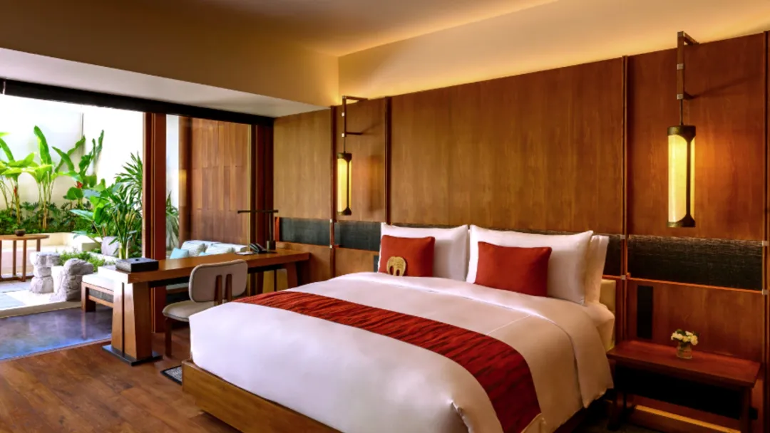 Odysseys Travel - Anantara Chiang Mai Resort - Lanna Garden Terrace Suite - Bedroom
