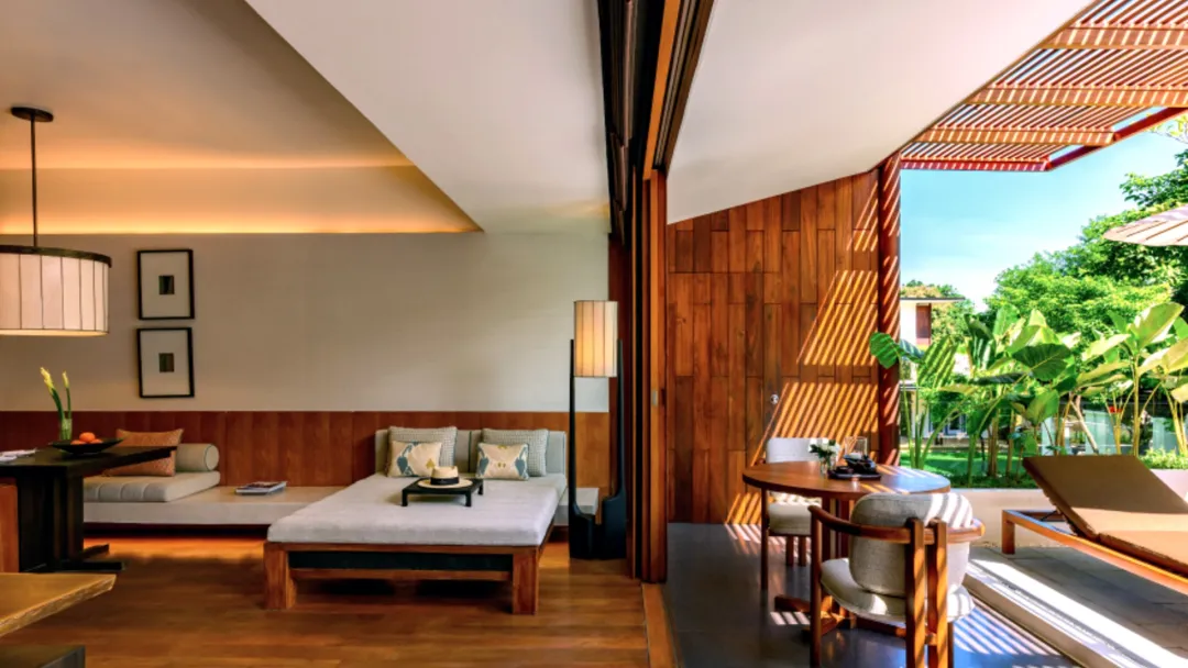 Odysseys Travel - Anantara Chiang Mai Resort - Lanna Garden Terrace Suite - Living Area