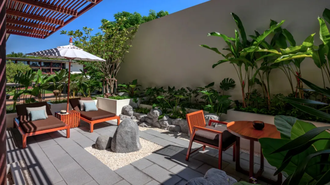 Odysseys Travel - Anantara Chiang Mai Resort - Lanna Garden Terrace Suite - Garden Terrace