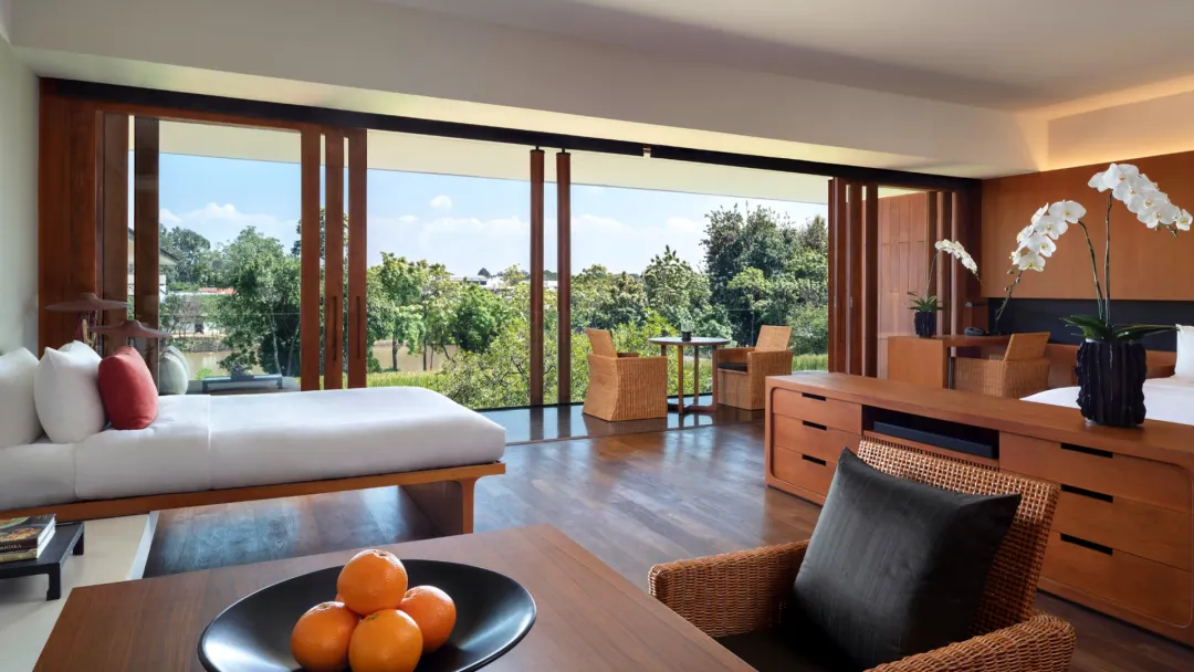 Odysseys Travel - Anantara Chiang Mai Resort - Lanna River View Suite - Living Area