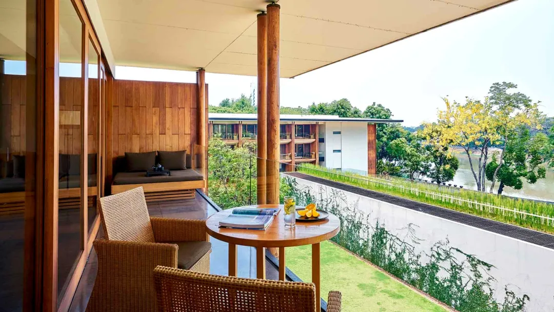 Odysseys Travel - Anantara Chiang Mai Resort - Lanna River View Suite - Balcony