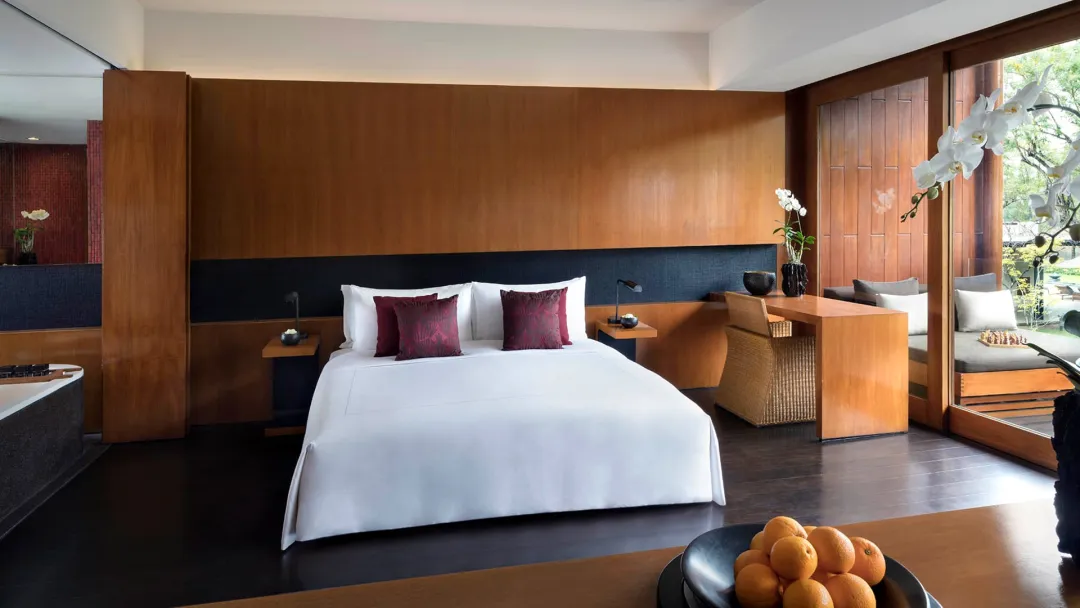 Odysseys Travel - Anantara Chiang Mai Resort - Lanna Garden View Suite - Bedroom
