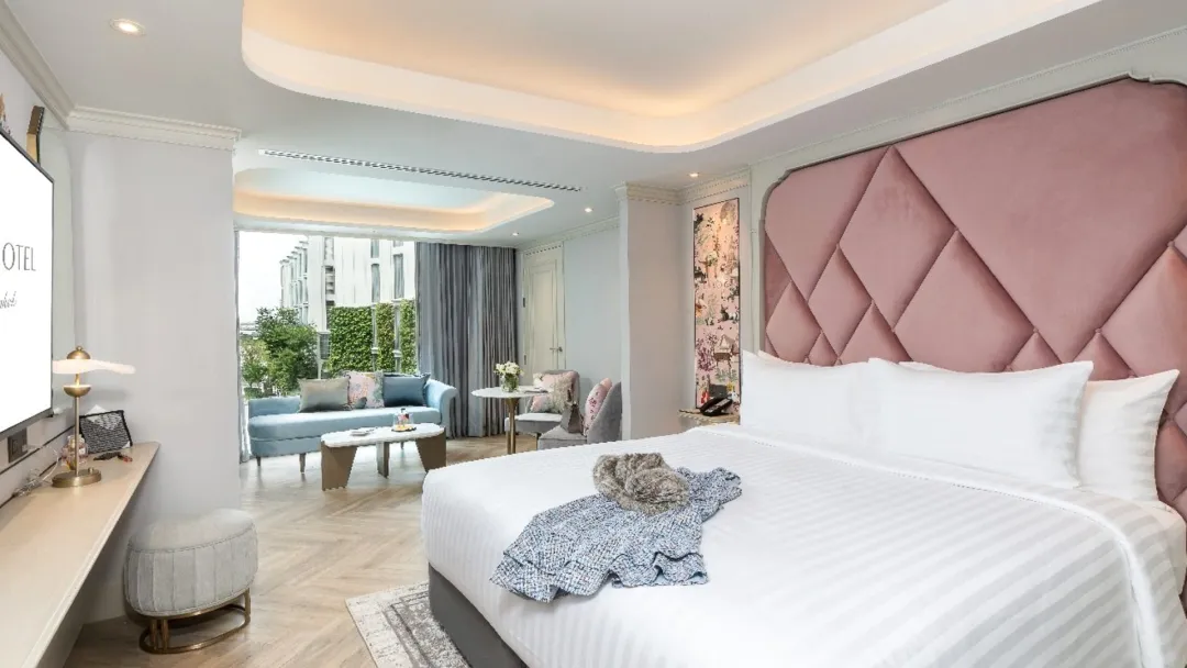Odysseys Travel - The Salil Hotel Riverside Bangkok - One Bedroom Riverview - Bedroom