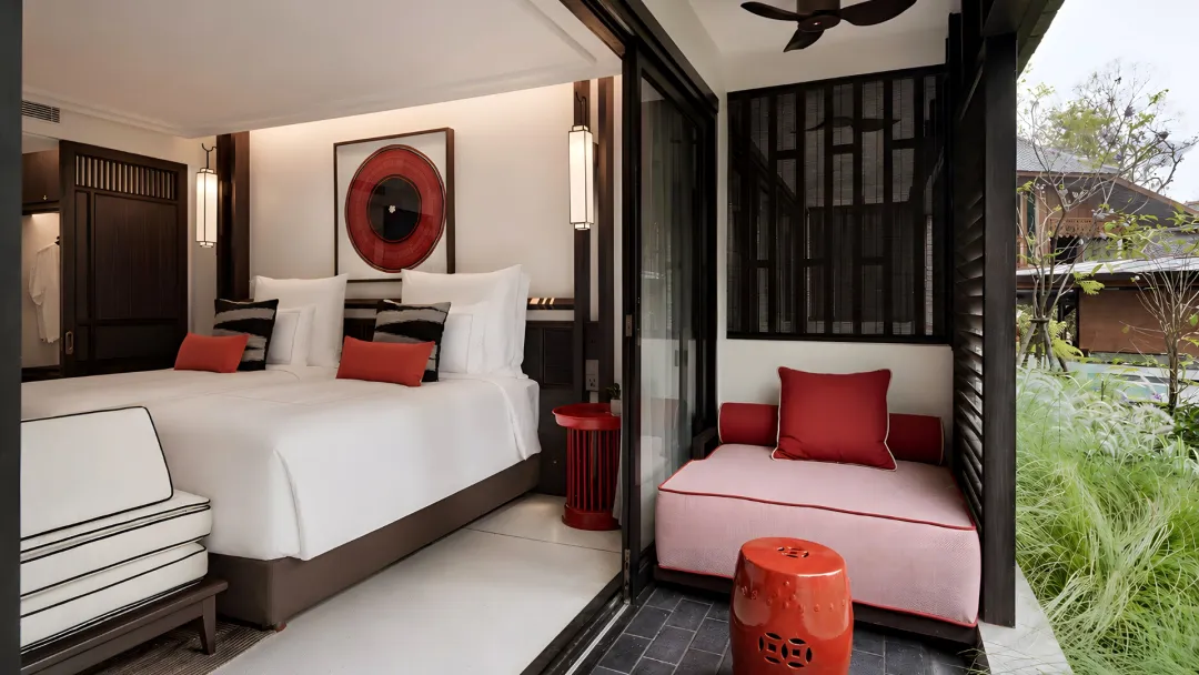 Odysseys Travel - Aleenta Retreat Chiang Mai - Deluxe Balcony Room - Seating Area
