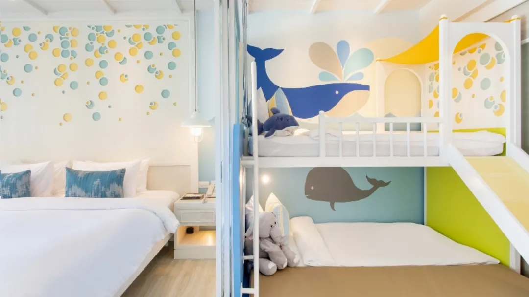 Family Slide Room - Kids Bed with Slide