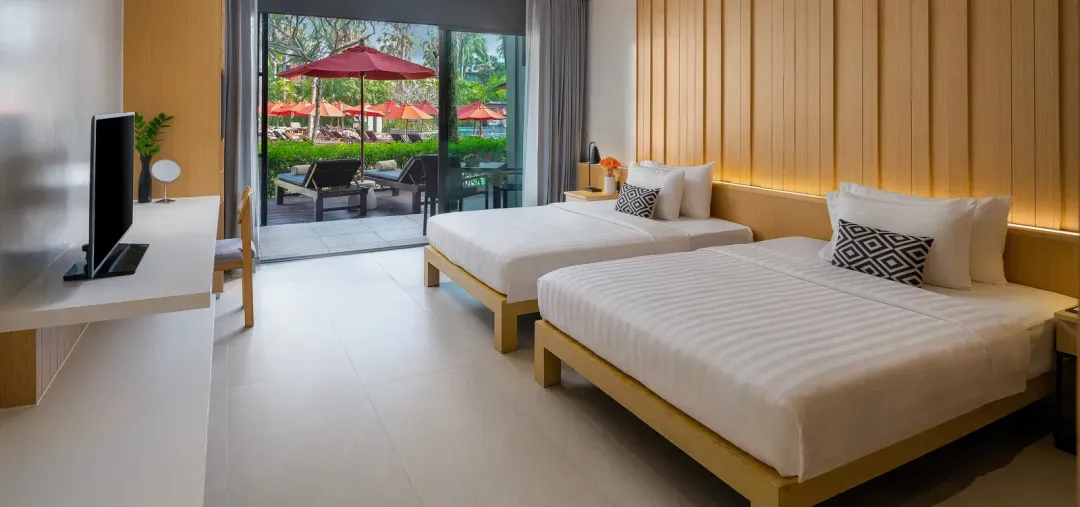 Odysseys Travel - Ramada Resort by Wyndham Khao Lak - Rooms - Deluxe Lanai - Twin Beds
