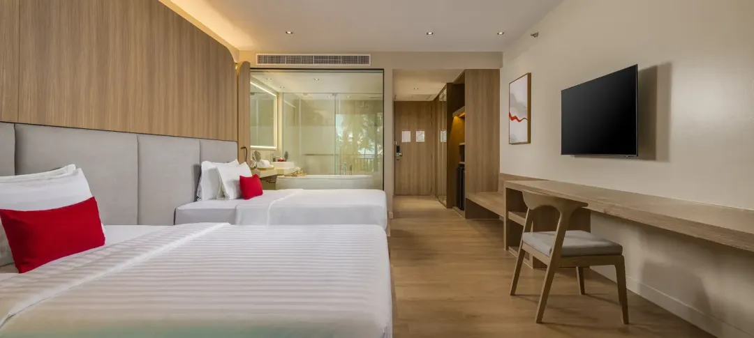 Odysseys Travel - Ramada Resort by Wyndham Khao Lak - Rooms - Deluxe Jet Tub - Twin Beds Detail