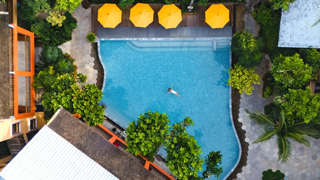 Buri Rasa Village Phangan - Pool Aerial View