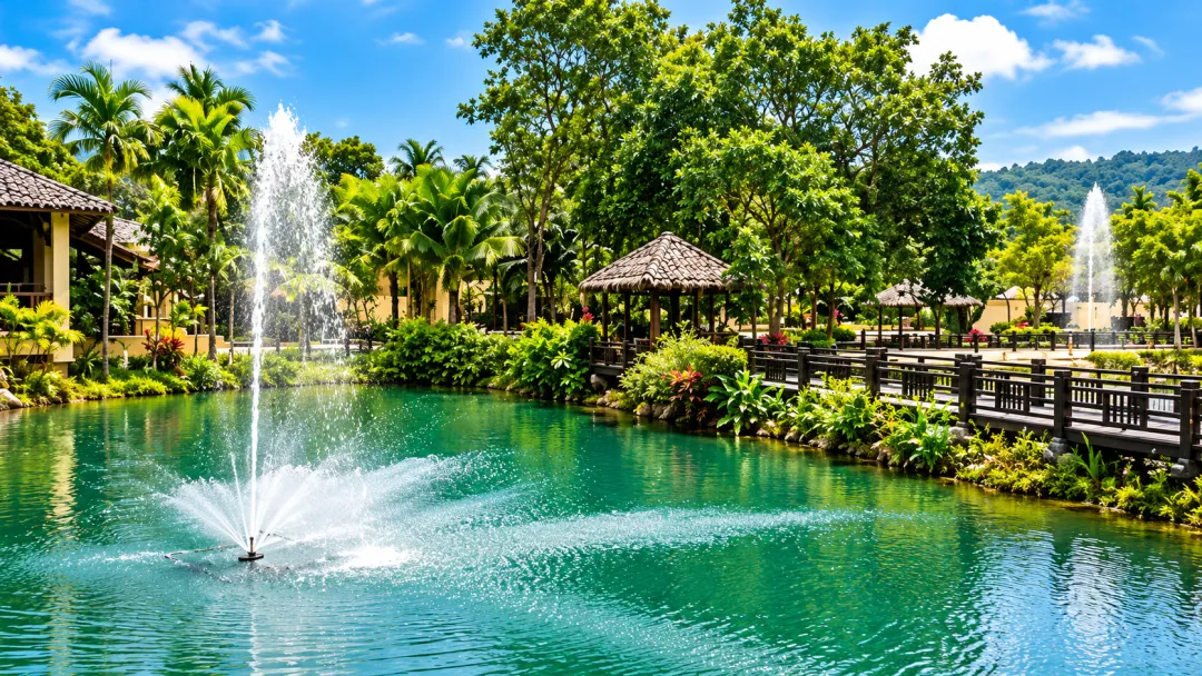 Odysseys Travel - Centara Koh Chang Tropicana Resort - Lagoon Fountain