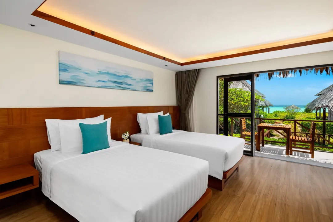 Deluxe Sea View Bungalow - Twin Bed