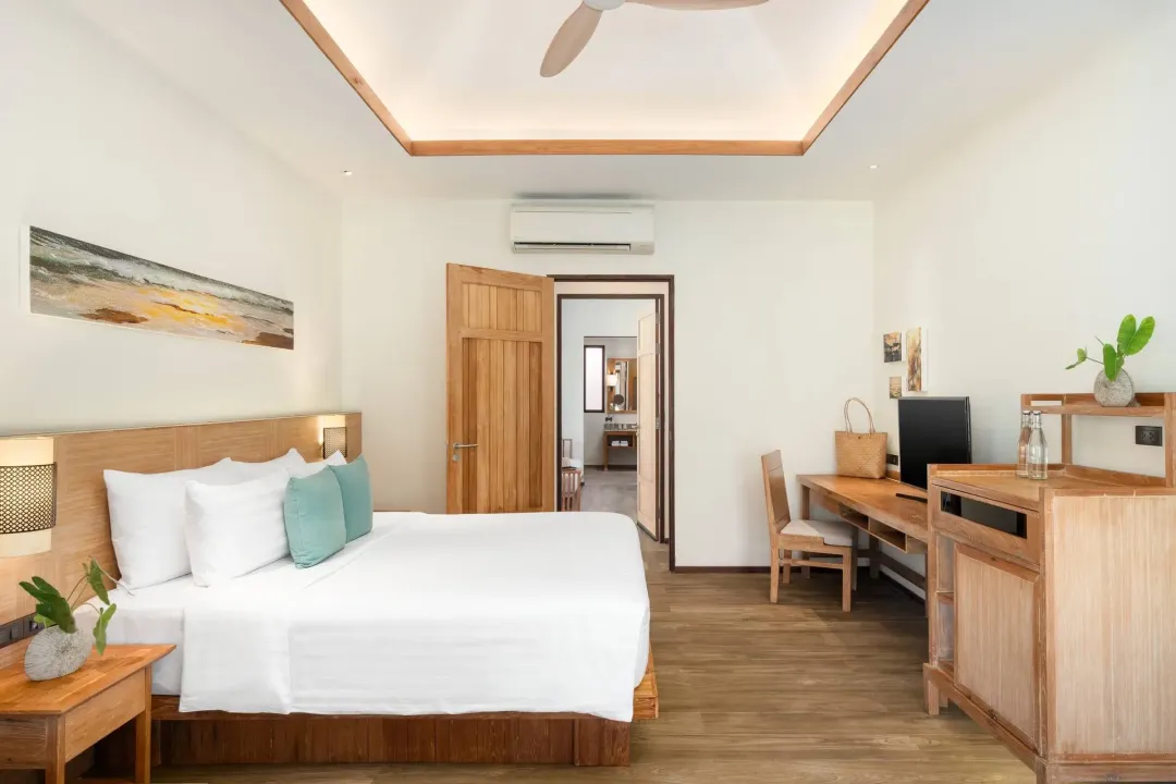 Two Bedroom Family Bungalow - King Bed View