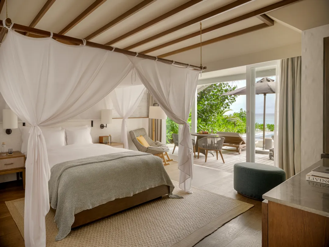 Odysseys Travel - Six Senses Kanuhura - Beach Villa with Pool -  King Bed