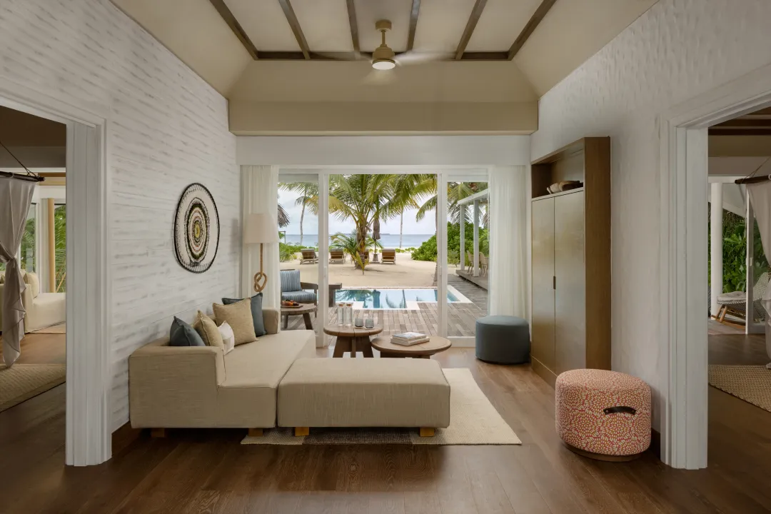 Odysseys Travel - Six Senses Kanuhura - Two Bedroom Beach Villa Suite with Pool - Patio
