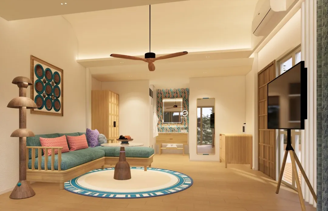 Hilltop Ocean View Pool Villa - Seating Aeria View