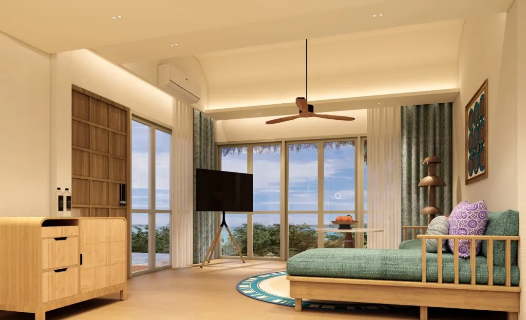 Hilltop Ocean View Pool Villa - Seating Aeria