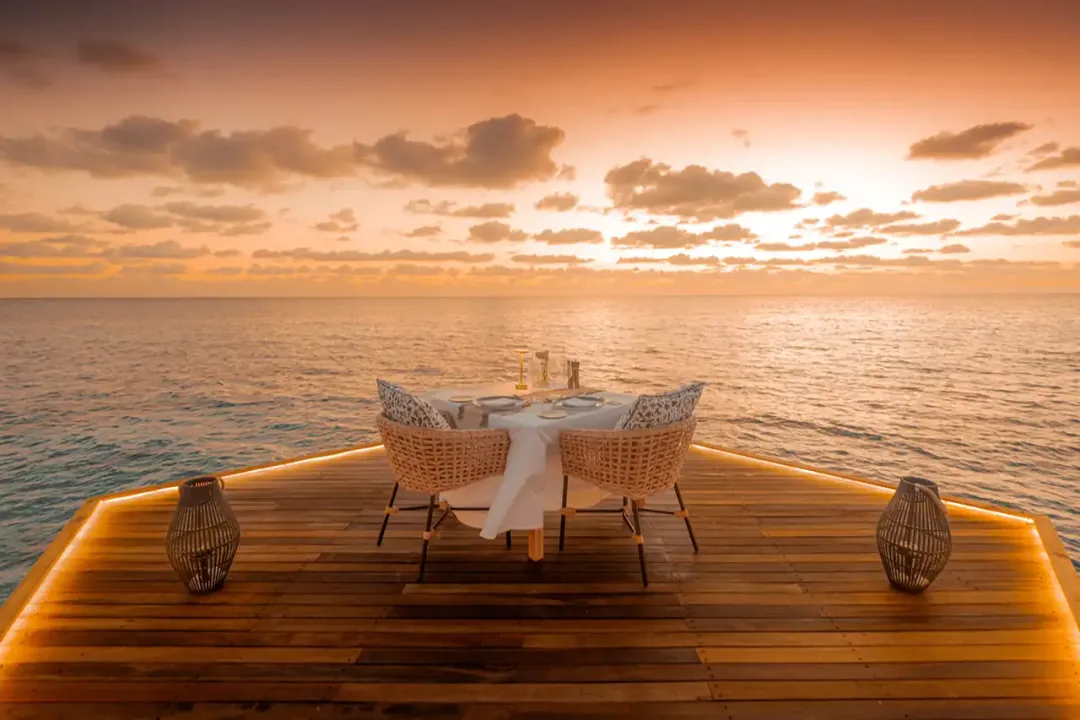 Odysseys Travel - Meyyafushi Maldives - Private Dining