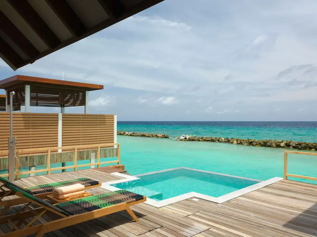 Odysseys Travel - Meyyafushi Maldives - Semi Ocean Pool Villa - Plunge Pool