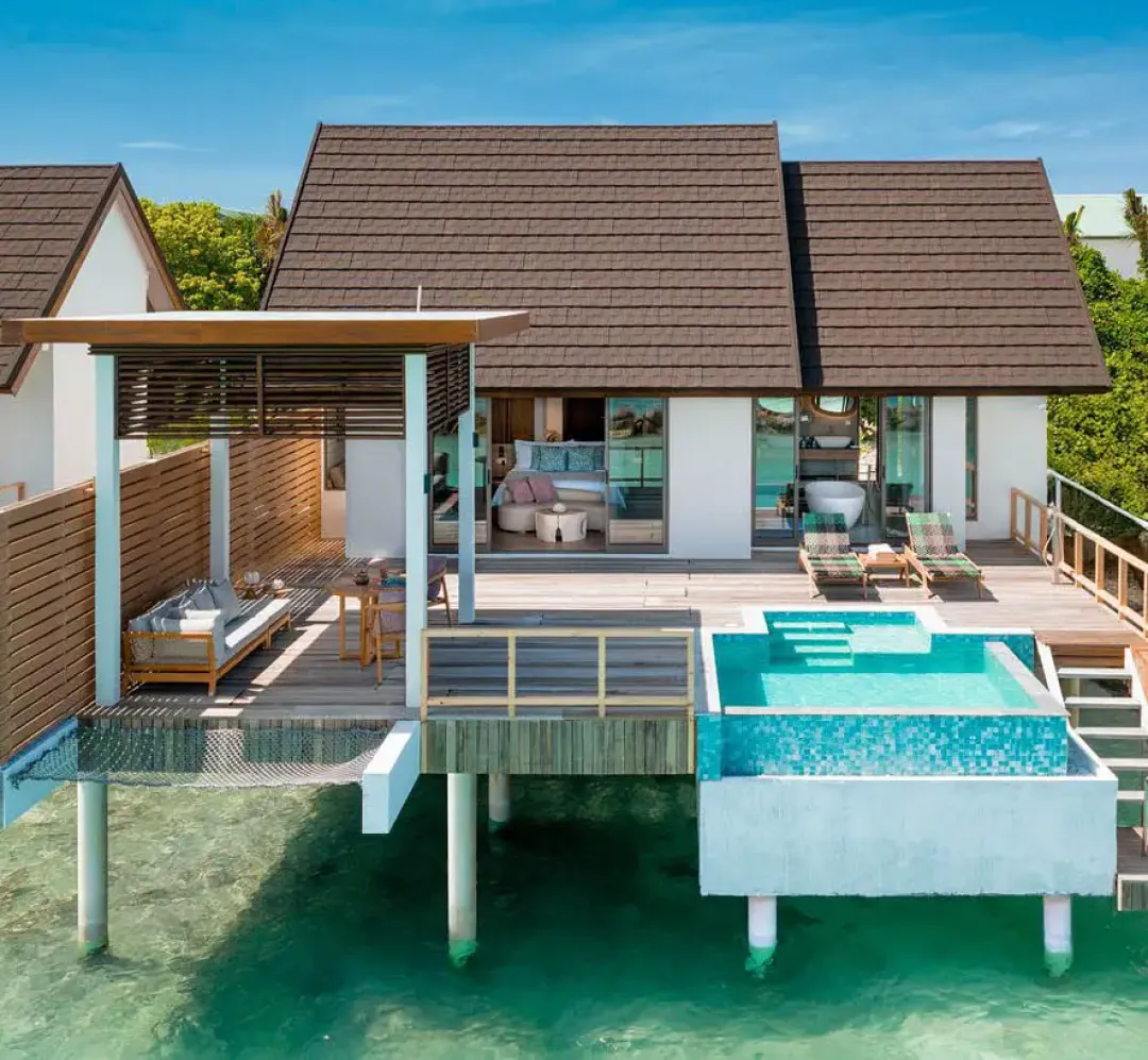 Odysseys Travel - Meyyafushi Maldives - Semi Ocean Pool Villa - Exterior