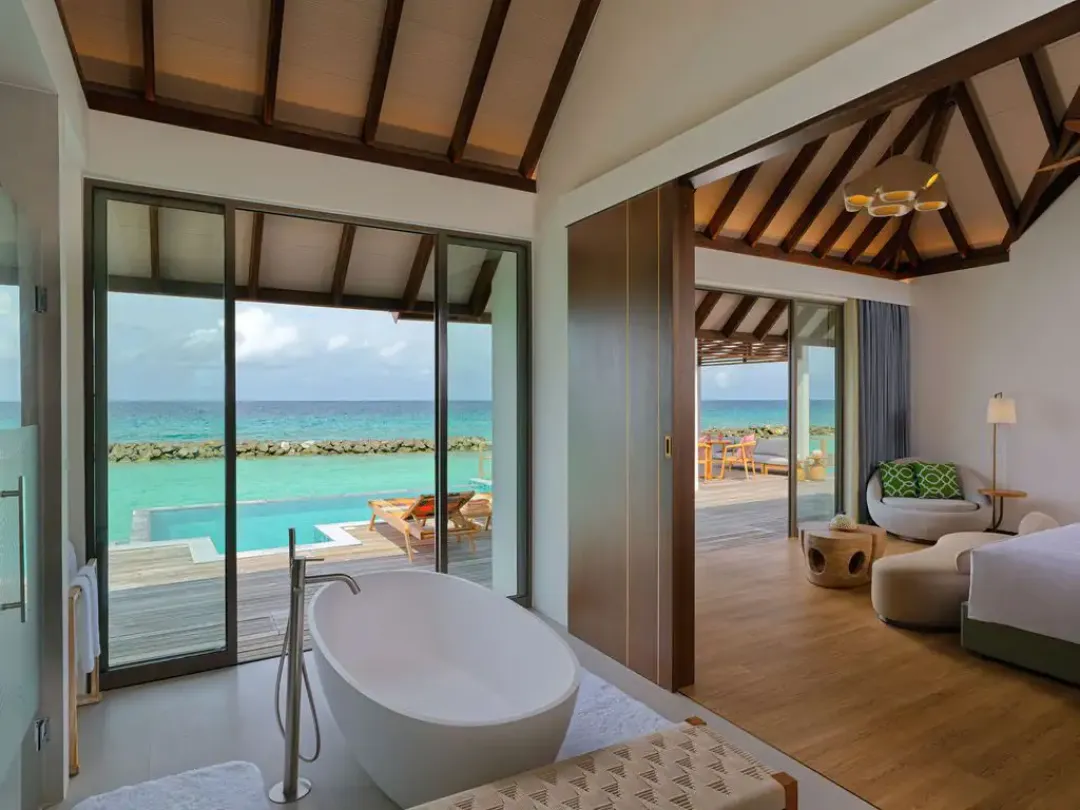 Odysseys Travel - Meyyafushi Maldives - Two Bedroom Semi Ocean Pool Villa - Bathroom