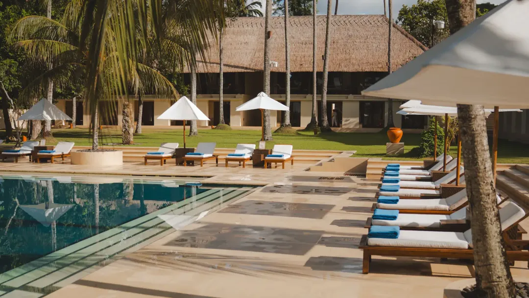 Alila Manggis - Pool Lounge View