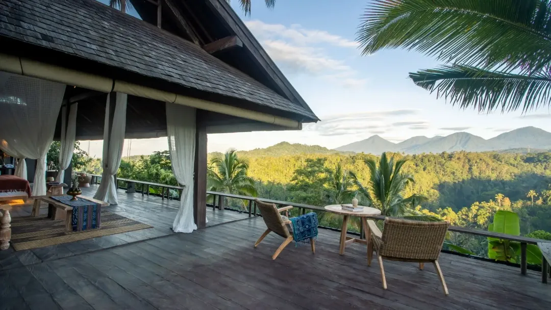 Seven Peaks Pool Bale - Balcony Lounge with View