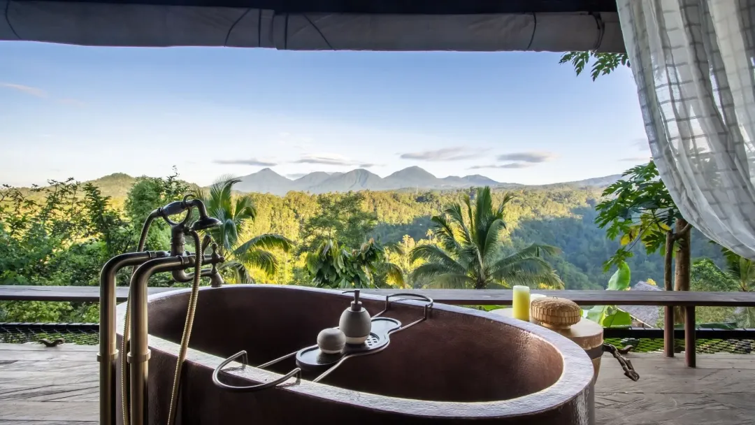 Seven Peaks Pool Bale - Bathroom with View