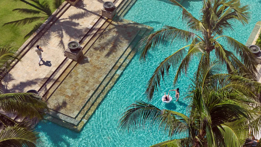Conrad Bali  - Pool Aerial View