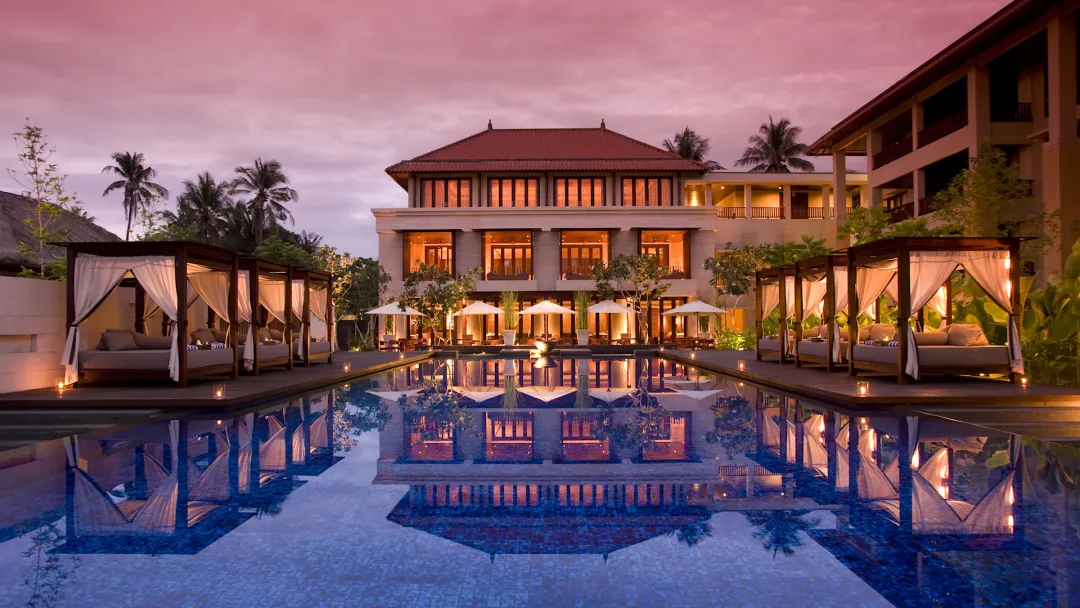 Conrad Bali  -Sunset Pool View