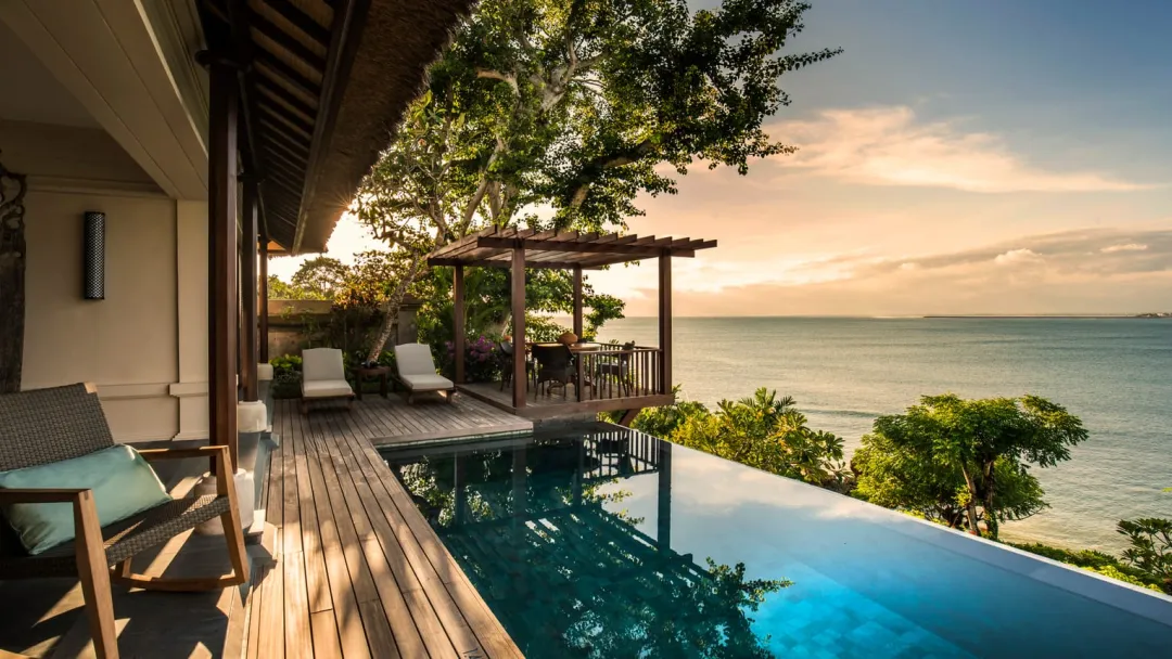 Four Seasons Resort Bali At Jimbaran Bay - Villa Pool with Sea View