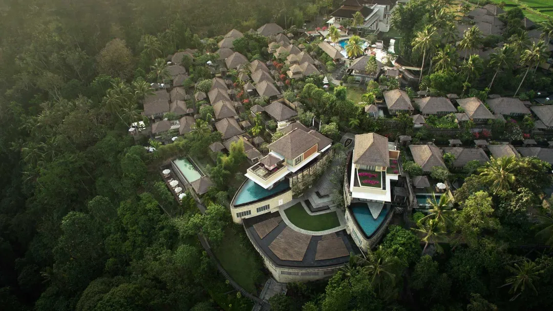 Kamandalu Ubud - Resort Aerial View