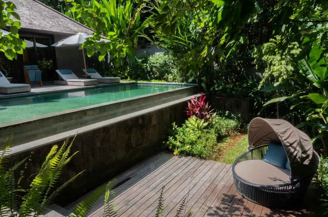 Two Bedroom Jungle Pool Villa - Garden Lounge