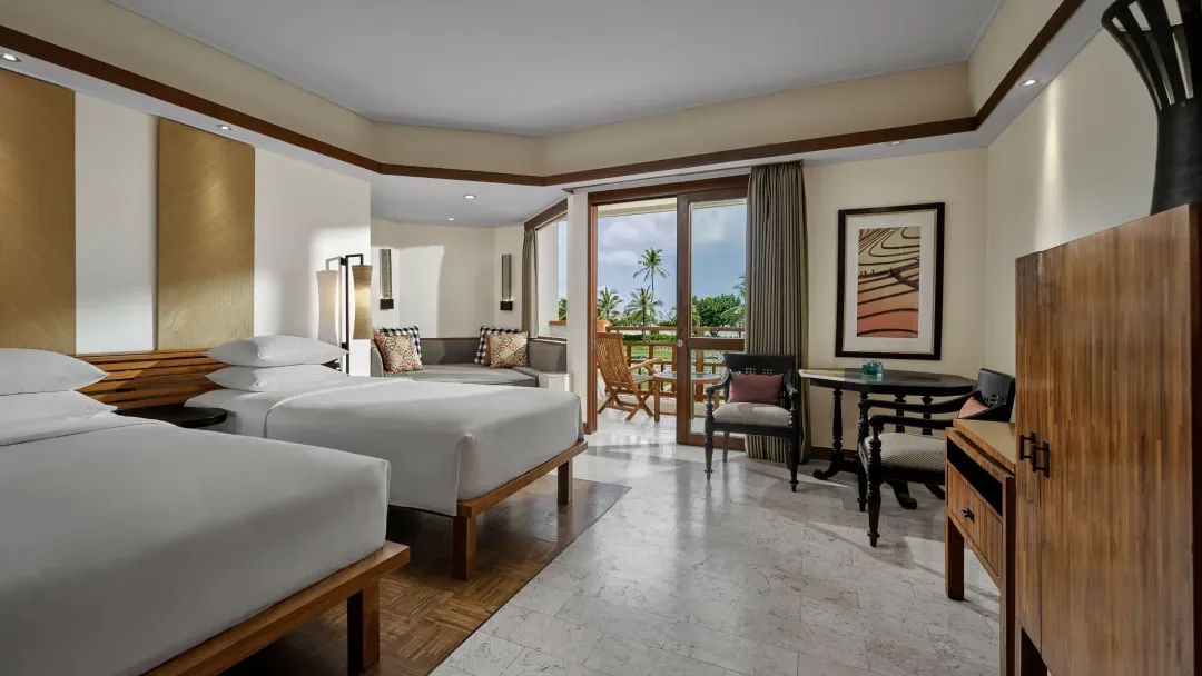 Odysseys Travel - Grand Hyatt Bali - Ocean View Room - Twin Beds