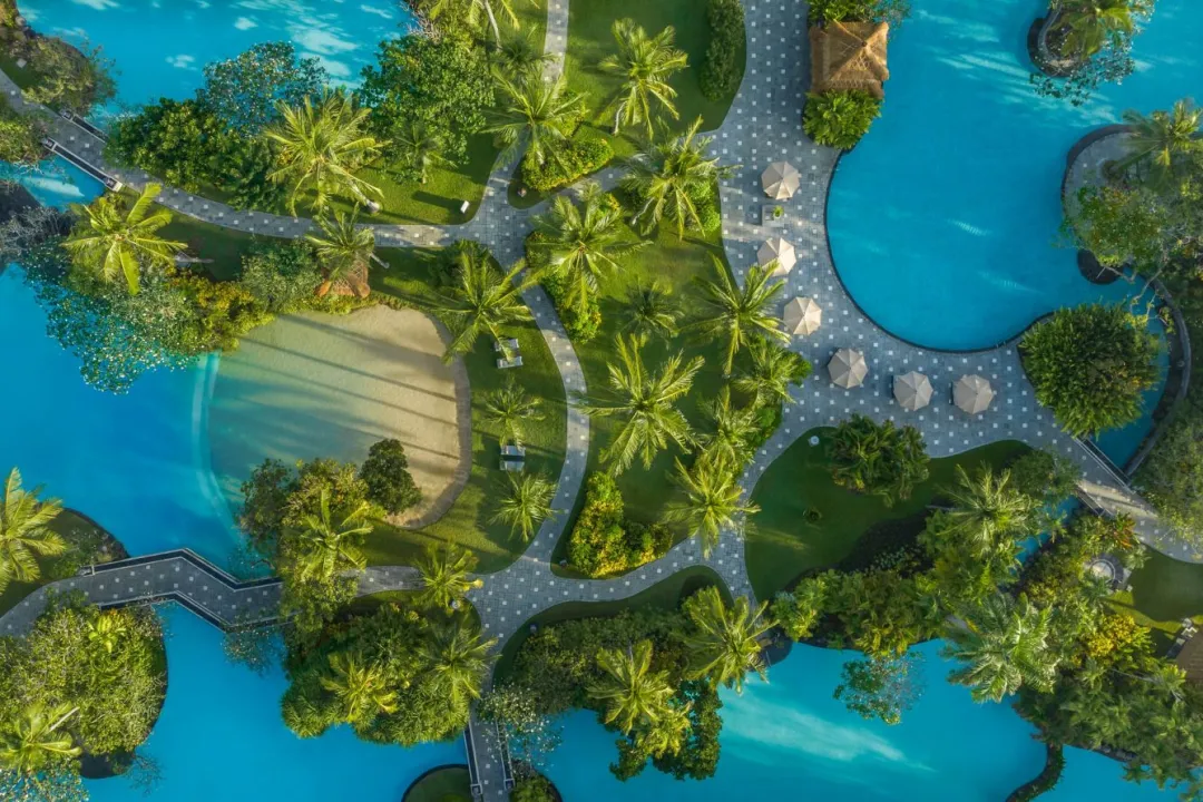 The Laguna, a Luxury Collection Resort & Spa - Pool Aerial View