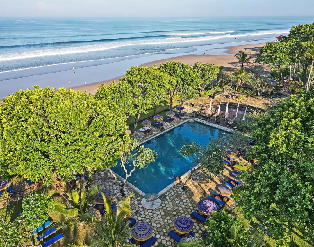 The Oberoi Beach Resort, Bali - Pool Aerial View