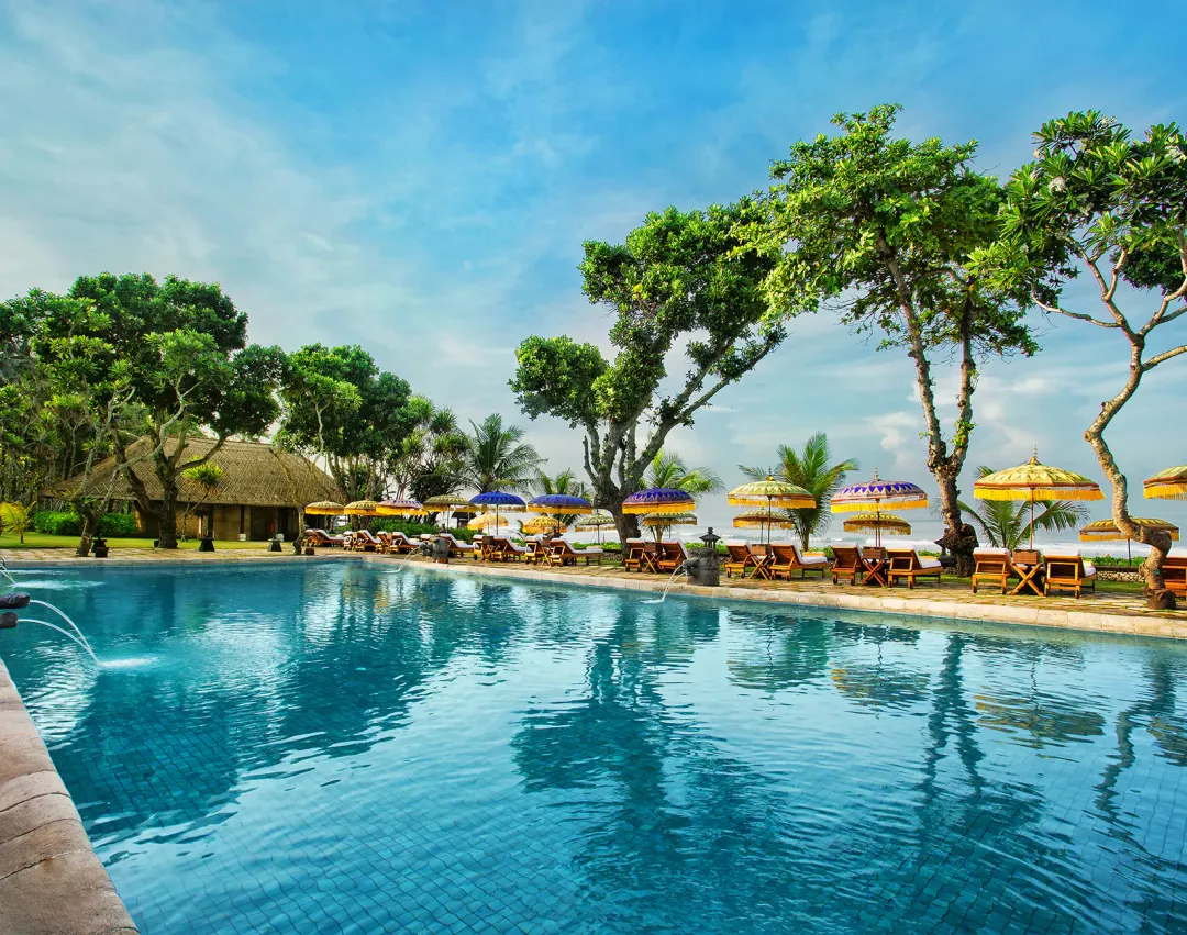 The Oberoi Beach Resort, Bali - Pool with Sea View