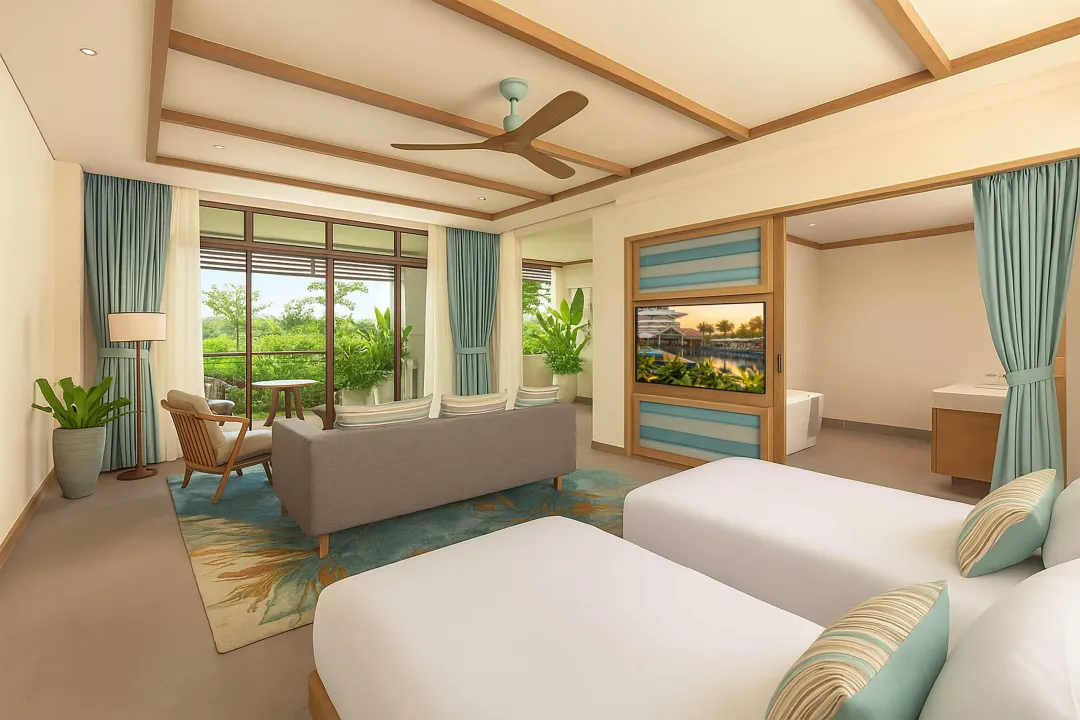 Odysseys Travel - Fusion Resort and Villas Danang - Garden Suite - Garden View