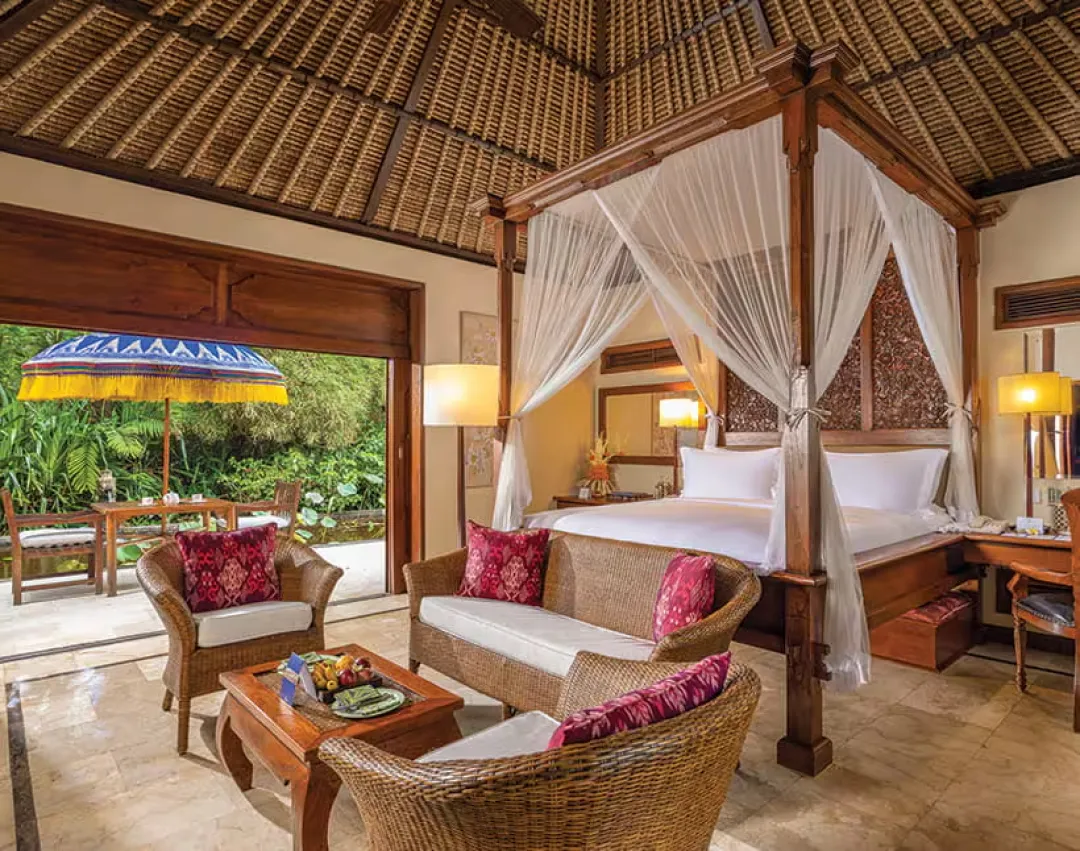 Luxury Garden View Villa with Private Pool - Bedroom View