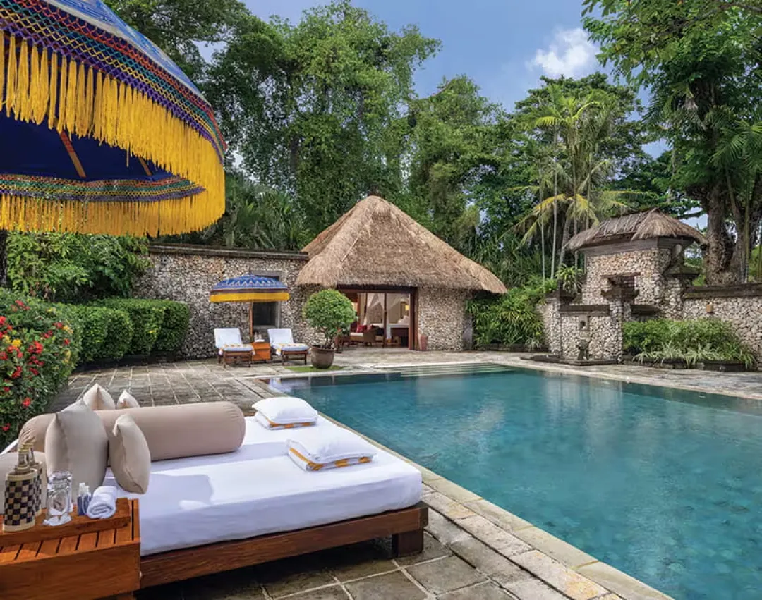 Luxury Garden View Villa with Private Pool - Pool Lounge